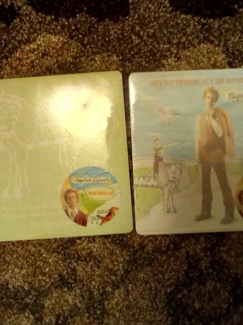 2X Napoleon dynamite notepad mouse pad new/sealed liger - Picture 6 of 6